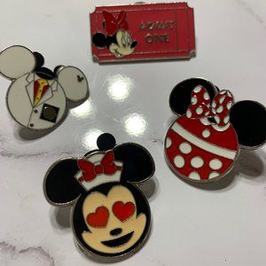 Disney Pins Set of Four Including Limited Edition and Cruise Line!